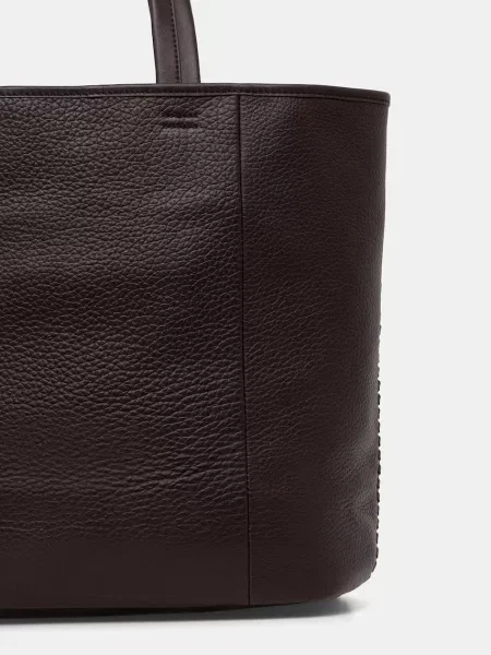 Tommy Hilfiger torba skórzana brązowa