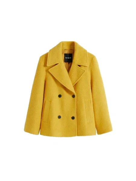 Desigual Palton de iarnă galben