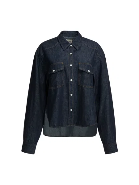 Koszula Khaite niebieska