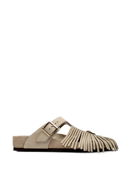 Sandale Birkenstock cu franjuri cu cataramă