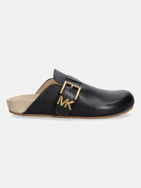 Papuci tip mules Michael Michael Kors din piele negru
