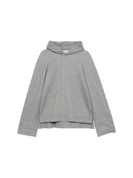 Bluza z kapturem Carven z kapturem szara