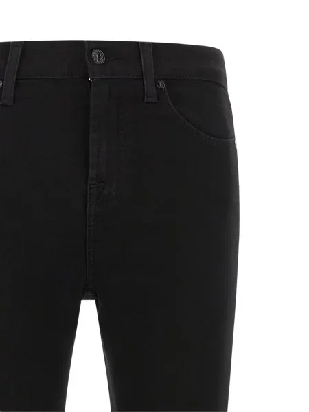 Слаб дънки skinny fit 7 For All Mankind черно