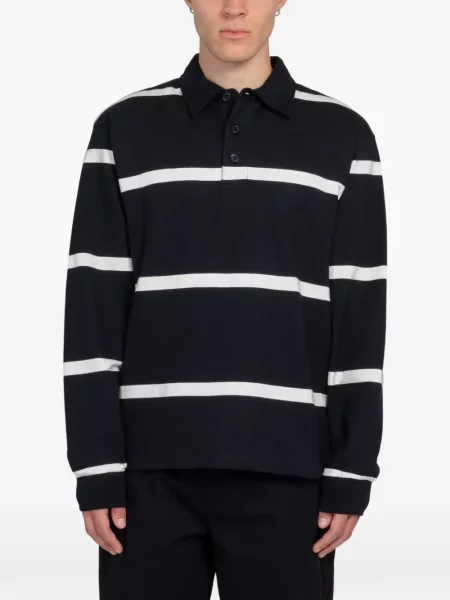 Lung tricou polo Minimum negru