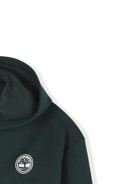 Bluza z kapturem dziecięca Timberland zielona