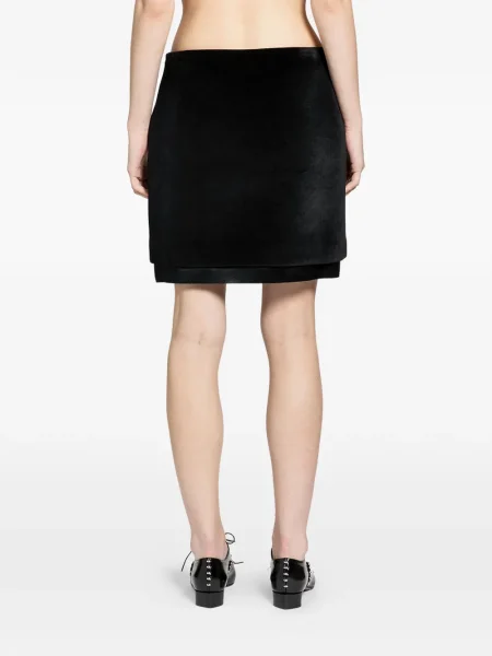 Fusta mini Jil Sander negru