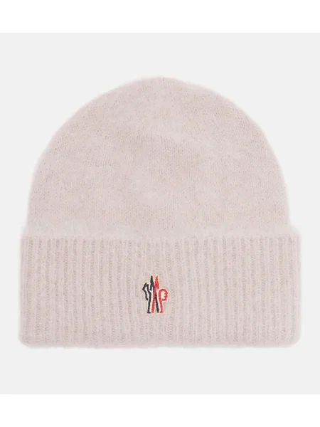 Vunena kapa Moncler ružičasta