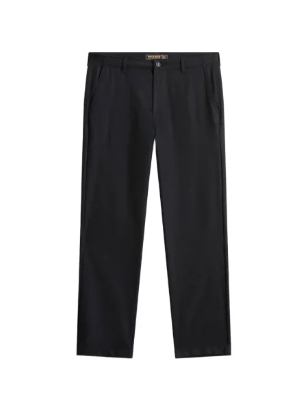 Сhinosy Woolrich flanelowe czarne