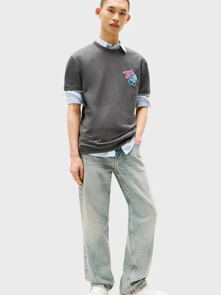 Футболка Tommy Jeans сіра
