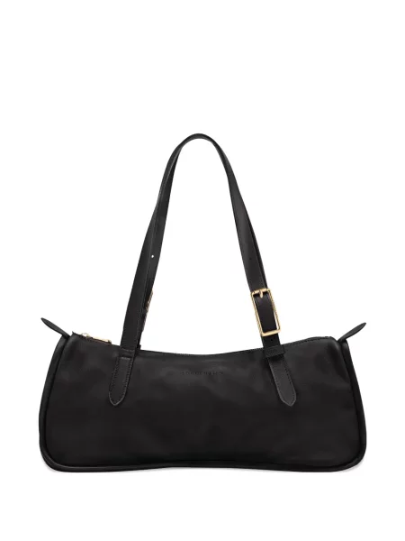 Geantă Longchamp cu cataramă negru
