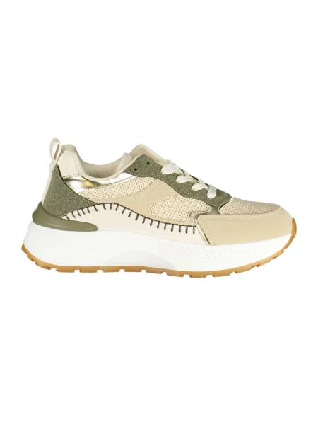 Sneakersy Laura Biagiotti sznurowane zielone