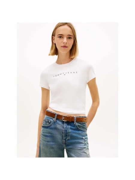 Tricou Tommy Jeans alb