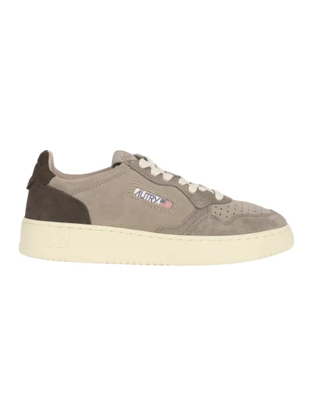 Sneakersy Autry skórzane brązowe