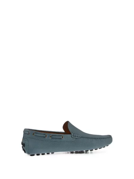 Pantofi loafer Doucal's din piele albastru
