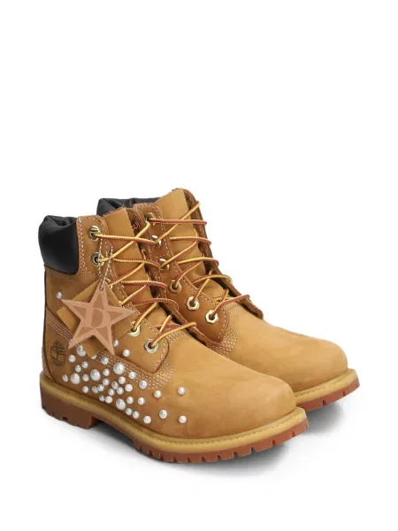 Botine Timberland cu perle