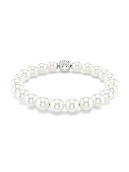 Zapestnica Swarovski MATRIX bela