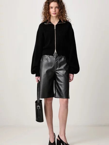 Кожаные бермуды Mm6 Maison Margiela