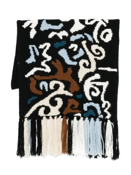 Fular Ermanno Scervino din jacard negru