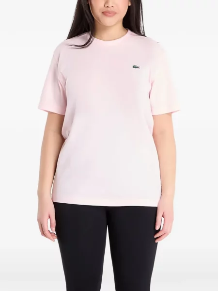 Tricou Lacoste cu autograf roz
