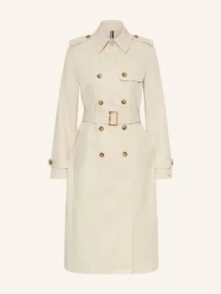 Tommy Hilfiger Trencz weiss beżowy