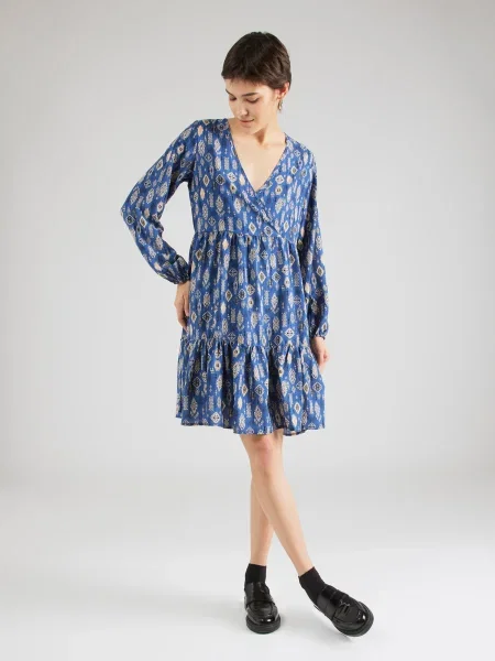 Molly BRACKEN Rochie crem / albastru negru