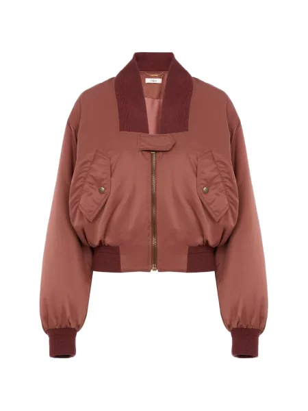 Bomber bunda Chloé hnedá