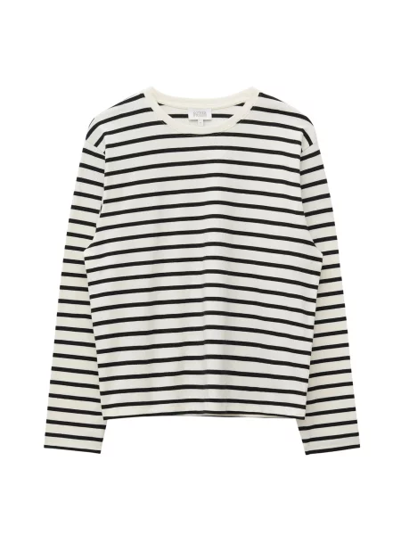 & Other Stories Tricou negru / lână alb