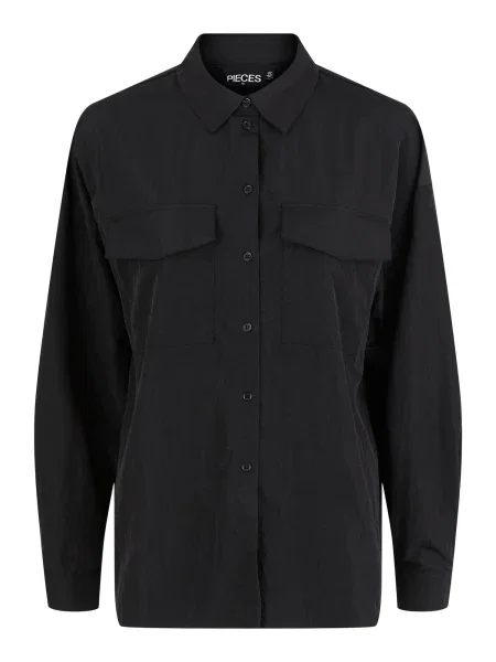 PIECES Bluză negru