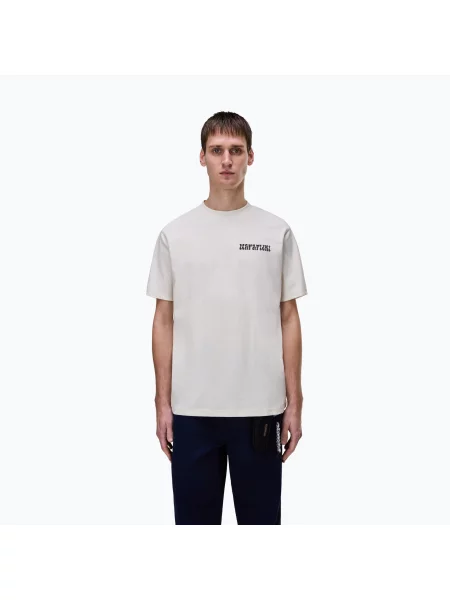 Tricou pentru bărbați Napapijri S-Sol white whisper alb
