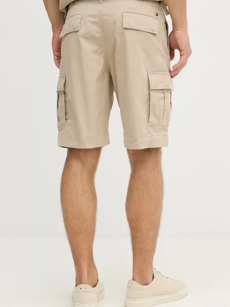 Tommy Hilfiger szorty cargo z bawełną beżowe