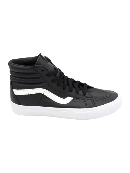 Sneakersy Vans skórzane czarne
