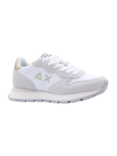 Sneakersy Sun68 skórzane casual białe
