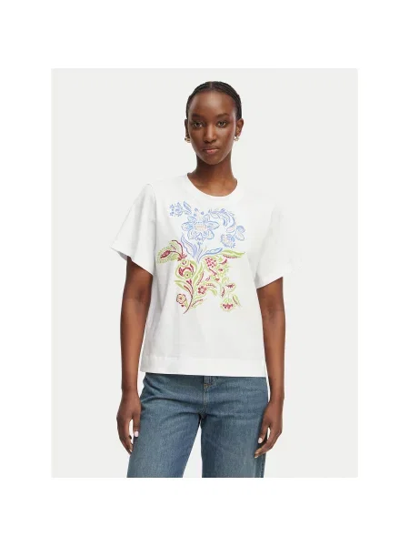 Marella T-shirt Emme by Marella Paraggi Relaxed Fit bijela