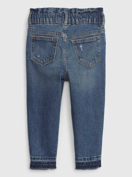 Pantaloni copii Gap albastru