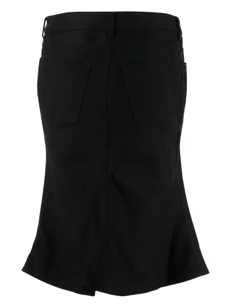 Fustă din denim Balenciaga negru