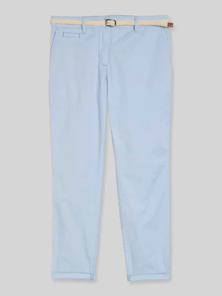 Chinos o kroju slim fit z mieszanki bawełny Tom Tailor