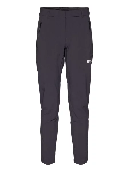 JACK WOLFSKIN Pantaloni outdoor HIKEOUT' negru