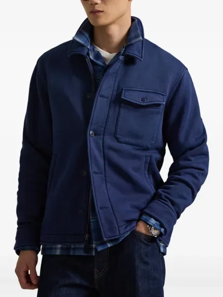 Șapcă Polo Ralph Lauren cu model herringbone din țesătură twill cu imagine albastru