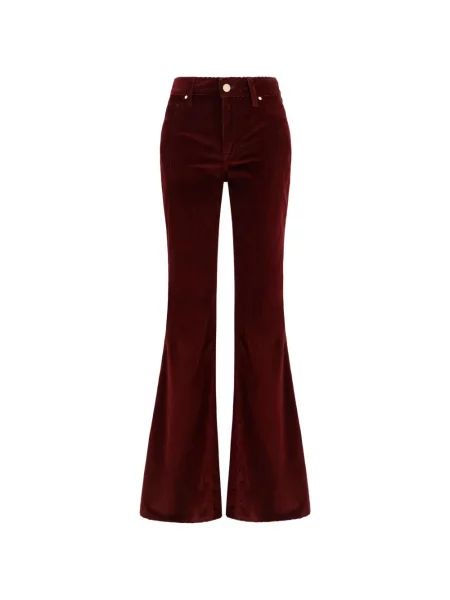 Pantaloni Jacob Cohën de catifea cord evazate roșu