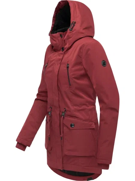 Ragwear Zimski plašč Ellsa ognjeno rdeča