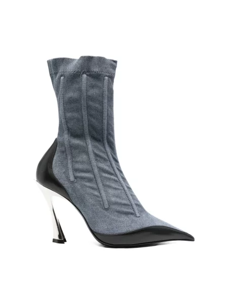 Botki Mugler szare
