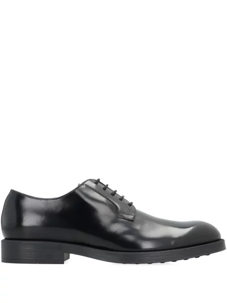 Pantofi derby Tod's cu șireturi din piele negru