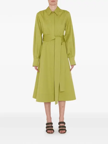 Rochie midi Joseph până la genunchi de costum verde