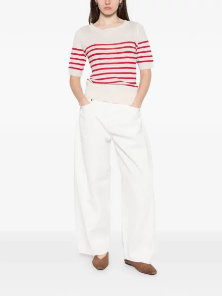 Tricou Majestic Filatures cu dungi
