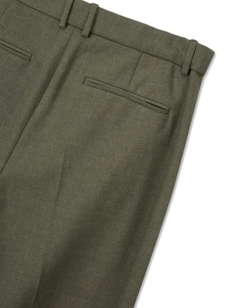 Pantaloni Studio Tomboy plisate verde