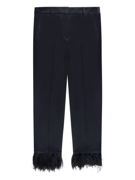 Pantaloni Incotex cu pene albastru