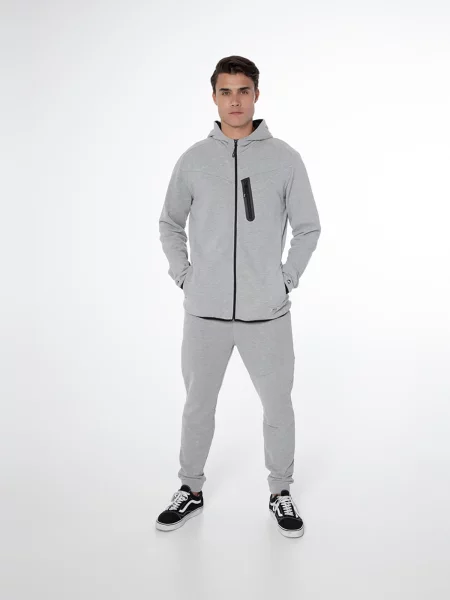 Bluza Protest NXGARISTOTLE full zip hoody szara