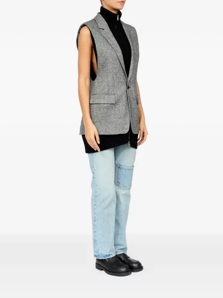 Tweed mellény Mm6 Maison Margiela szürke