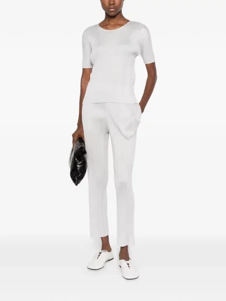 Pantaloni Pleats Please Issey Miyake gri