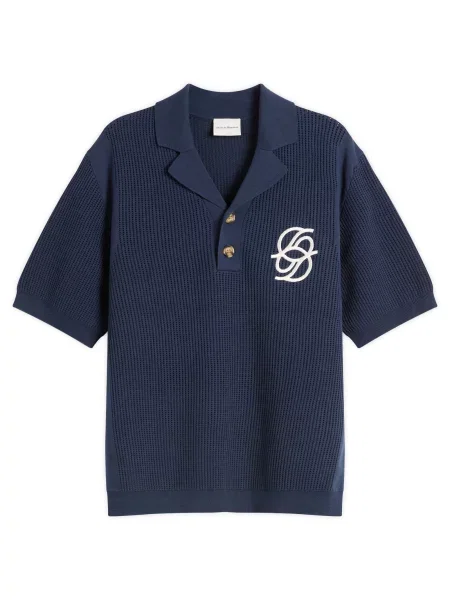 Koszulka polo Drole De Monsieur granatowa
